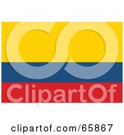 Poster, Art Print Of Colombia Flag Background