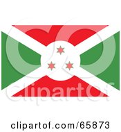 Poster, Art Print Of Burundi Flag Background