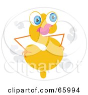 Royalty Free RF Clipart Illustration Of A Flirty Yellow Dollar Symbol Woman by Prawny