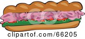Poster, Art Print Of Ham Submarine Sandwich
