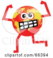 Poster, Art Print Of Global Character Turning Red With Anger