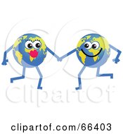 Poster, Art Print Of Global Characters Holding Hands