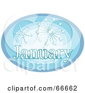 Month Of January Snowflakes
