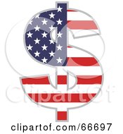 Poster, Art Print Of American Dollar Symbol