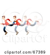 Poster, Art Print Of Running Man In Motion