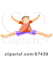 Poster, Art Print Of Little Boy Leaping