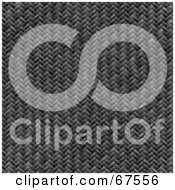Royalty Free RF Clipart Illustration Of A Carbon Fiber Weave Background