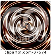 Poster, Art Print Of Whirlpool Background Of Liquid Chocolate