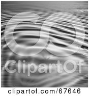 Royalty Free RF Clipart Illustration Of A Gray Liquid Rippling Steel Background