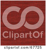 Royalty Free RF Clipart Illustration Of A Red Yarn Texture Background
