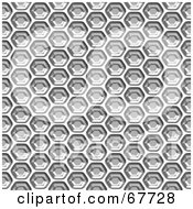 Poster, Art Print Of Light Shiny Honeycomb Background