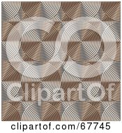 Royalty Free RF Clipart Illustration Of A Copper Circle Pattern Background