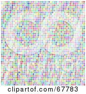 Royalty Free RF Clipart Illustration Of A Colorful Background Of Circles On White