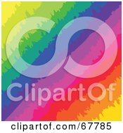 Royalty Free RF Clipart Illustration Of A Grungy Rainbow Splotch Diagonal Background
