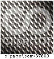Royalty Free RF Clipart Illustration Of A Shiny Carbon Fiber Background