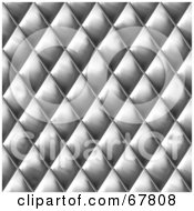 Royalty Free RF Clipart Illustration Of A Diamond Textured Metal Background