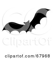 Poster, Art Print Of Flying Red Eyed Vampire Bat