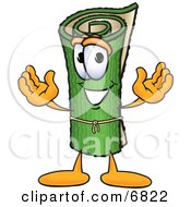 Green Carpet Mascot Cartoon Character
