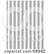Royalty Free RF Clipart Illustration Of A Background Of White Vertical Blinds