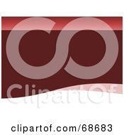 Poster, Art Print Of Simple Red Wave Background With Text Space