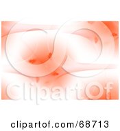 Royalty Free RF Clipart Illustration Of An Abstract Orange Fractal Background On White