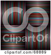 Royalty Free RF Clipart Illustration Of A Large Striped Weave Background Closeup by michaeltravers