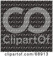 Poster, Art Print Of Black And Gray Swirl Pattern Background