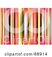 Royalty Free RF Clipart Illustration Of A Colorful Background Of Vertical Stripes Version 3