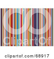 Royalty Free RF Clipart Illustration Of A Colorful Background Of Vertical Stripes Version 1
