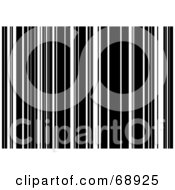 Royalty Free RF Clipart Illustration Of A Background Of Black And White Bar Code Stripes by michaeltravers #COLLC68925-0111