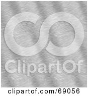 Royalty Free RF Clipart Illustration Of A Brushed Metallic Aluminum Background by Arena Creative