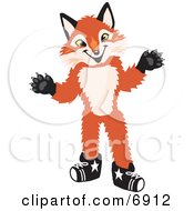 Fox Mascot Cartoon Character