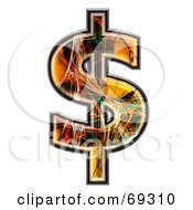 Poster, Art Print Of Fiber Symbol Dollar