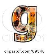 Poster, Art Print Of Fiber Symbol Lowercase G