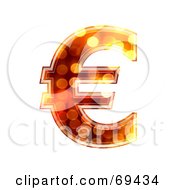 Poster, Art Print Of Sparkly Symbol Euro