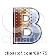 Metal Symbol Capital B