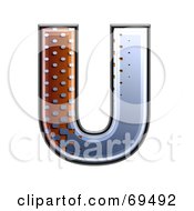 Metal Symbol Capital U by chrisroll
