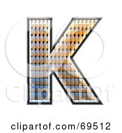 Patterned Symbol Capital K
