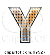 Patterned Symbol Capital Y