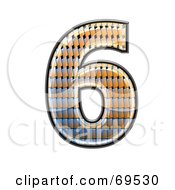 Patterned Symbol Number 6