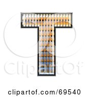 Patterned Symbol Capital T by chrisroll