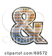 Patterned Symbol Ampersand