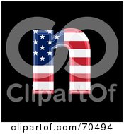American Symbol Lowercase N