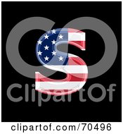American Symbol Lowercase S
