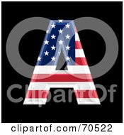 American Symbol Capital A