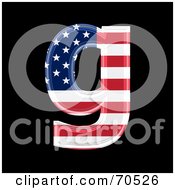 American Symbol Lowercase G