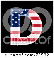American Symbol Capital D
