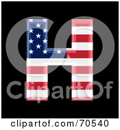 American Symbol Capital H