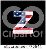 American Symbol Lowercase Z