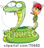Snake Rattling A Rattle